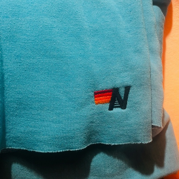 ✨RARE✨Aviator Nation “Palm Tree Music Festival Oahu Hawaii” Teal Blue Hoodie - Picture 4 of 4